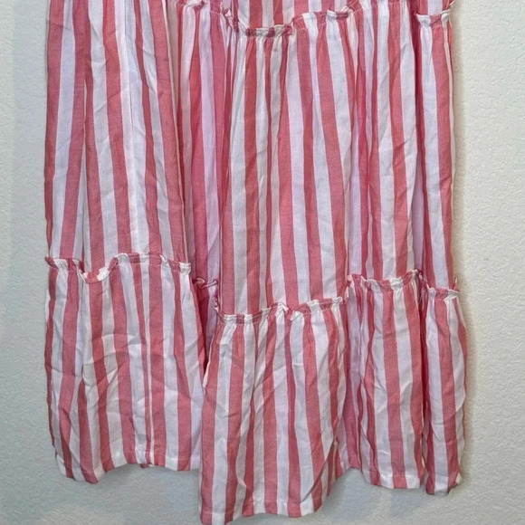 Isabel Maternity Candy Cane Stripe Maxi Dress Size Medium NWT - Picture 6 of 10